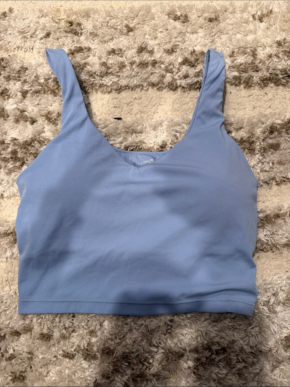 aerie Light Blue Scoop Neck Tank